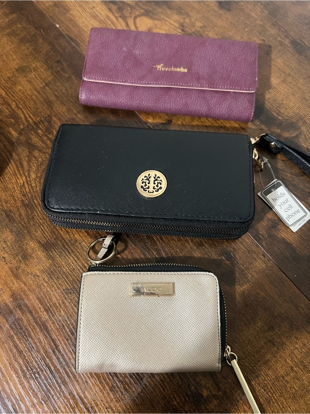 Women's Tri-Fold Wallet - Plum